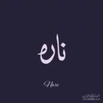 Nare name Arabic Calligraphy Design