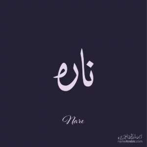 Nare name Arabic Calligraphy Design